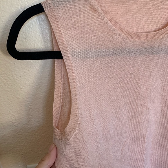 Prada peach cropped sleeveless sweater 40 - Picture 6 of 7